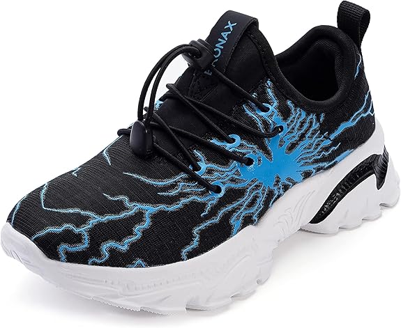 BRONAX Men’s Stylish Graffiti Personality Sneakers